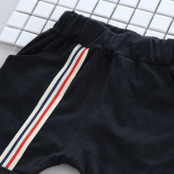 Παιδικό καλοκαιρινό σετ μπλουζάκι με  κοντό μανίκι και παντελόνι σε δύο χρώματα