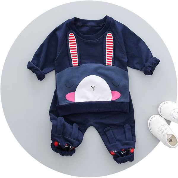 Παιδικό σετ - μακρυά μπλούζα και μακρύ παντελόνι σε δύο χρώματα