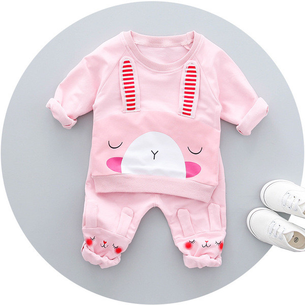 Παιδικό σετ - μακρυά μπλούζα και μακρύ παντελόνι σε δύο χρώματα