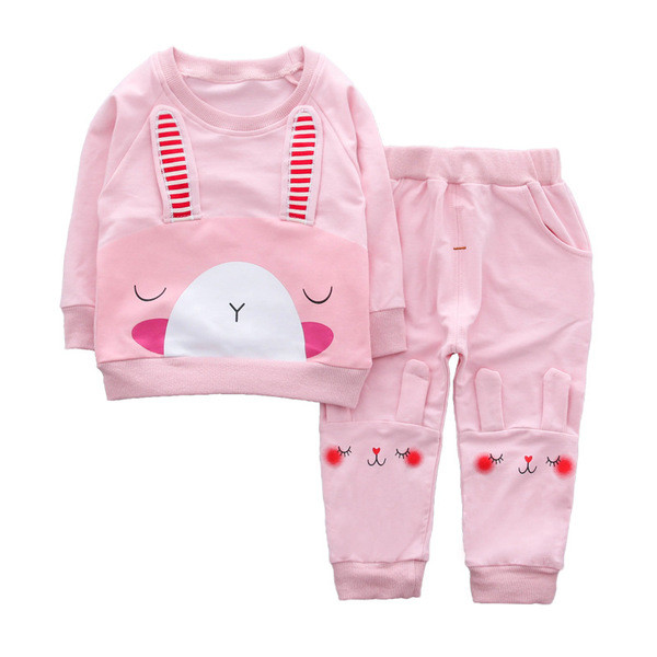 Παιδικό σετ - μακρυά μπλούζα και μακρύ παντελόνι σε δύο χρώματα