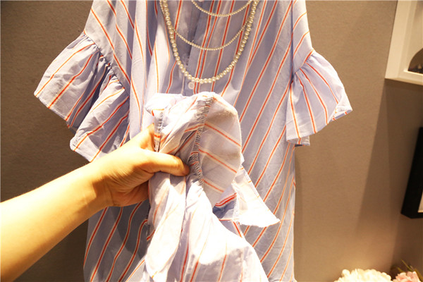 Tunica de vara eleganta de dama marimea MAXI cu umerii goi