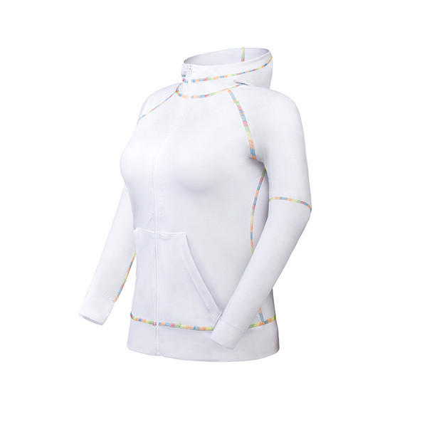 Γυναικείο μπουφάν δε διάφορα χρώματα με έγχρωμα στοιχεία