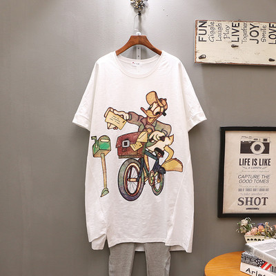 Tunica sport-casual dama marimea MAXI cu aplicatie