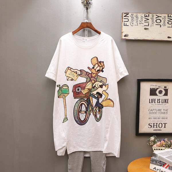 Tunica sport-casual dama marimea MAXI cu aplicatie