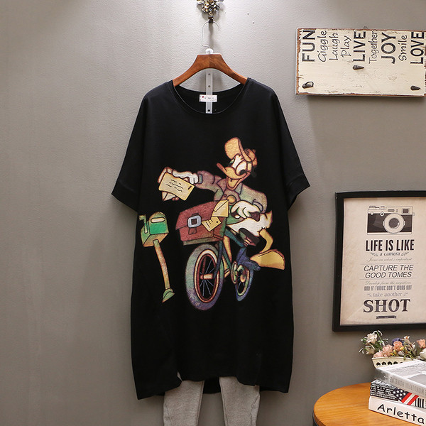 Tunica sport-casual dama marimea MAXI cu aplicatie