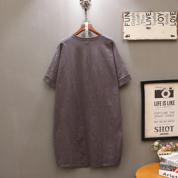 Tunica sport-casual dama marimea MAXI cu aplicatie