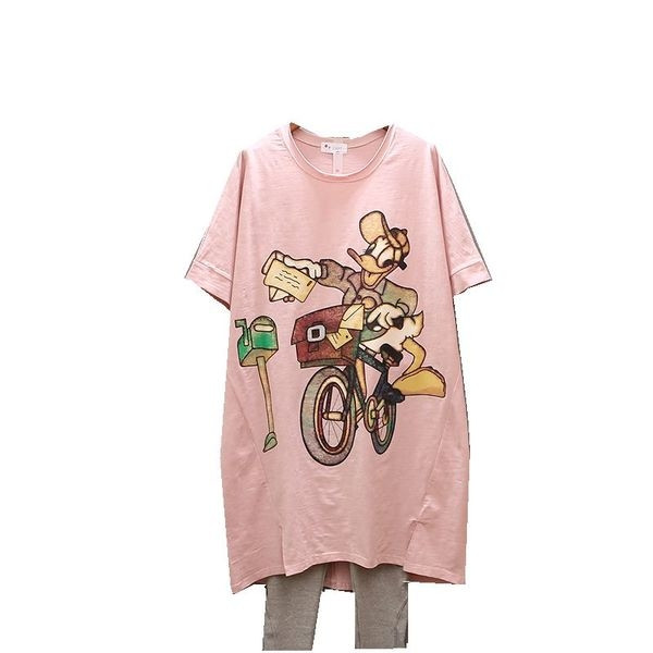 Tunica sport-casual dama marimea MAXI cu aplicatie