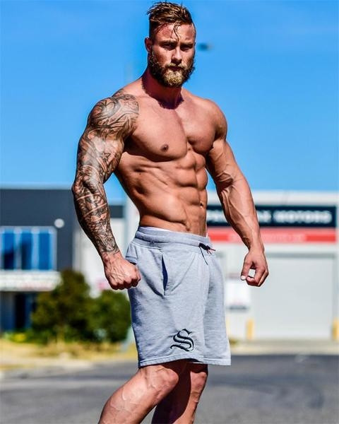 Ανδρικά παντελόνια σε διάφορα χρώματα με εκτύπωση