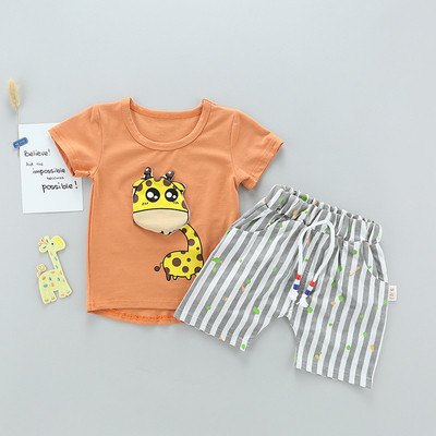 Παιδικό σετ από δύο μέρη για αγόρια -  T-shirt και σορτς  σε δύο χρώματα