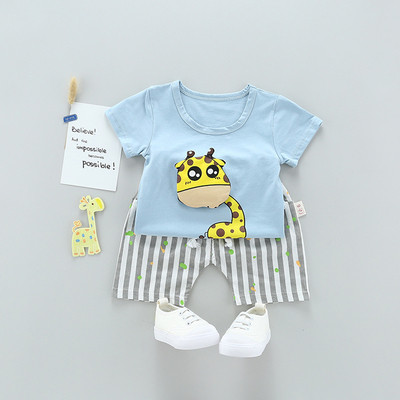 Παιδικό σετ από δύο μέρη για αγόρια -  T-shirt και σορτς  σε δύο χρώματα