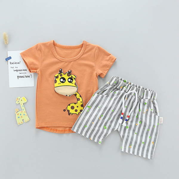 Παιδικό σετ από δύο μέρη για αγόρια -  T-shirt και σορτς  σε δύο χρώματα