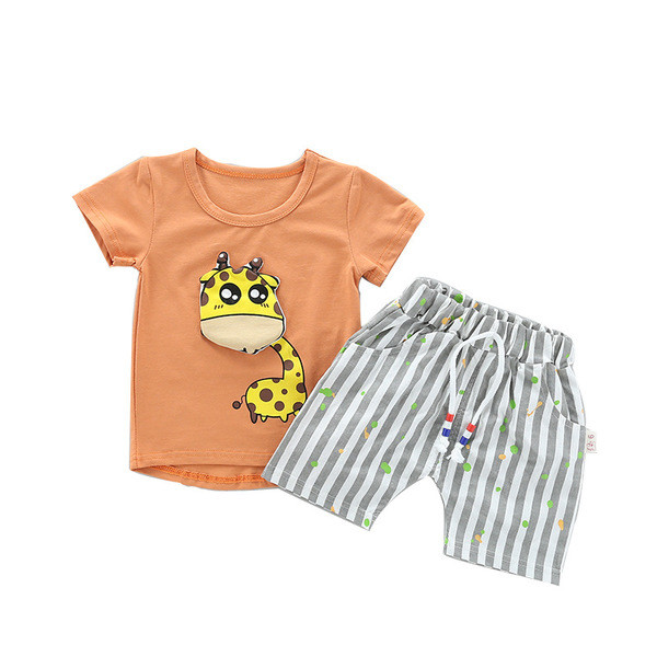 Παιδικό σετ από δύο μέρη για αγόρια -  T-shirt και σορτς  σε δύο χρώματα