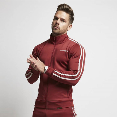 Αθλητικό μπουφάν  σε δύο χρώματα με λευκές άκρες