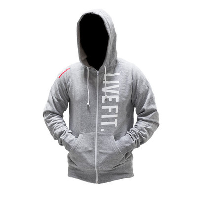 Αθλητικό ανδρικό φούτερ  με κουκούλα σε διάφορα χρώματα με επιγραφή