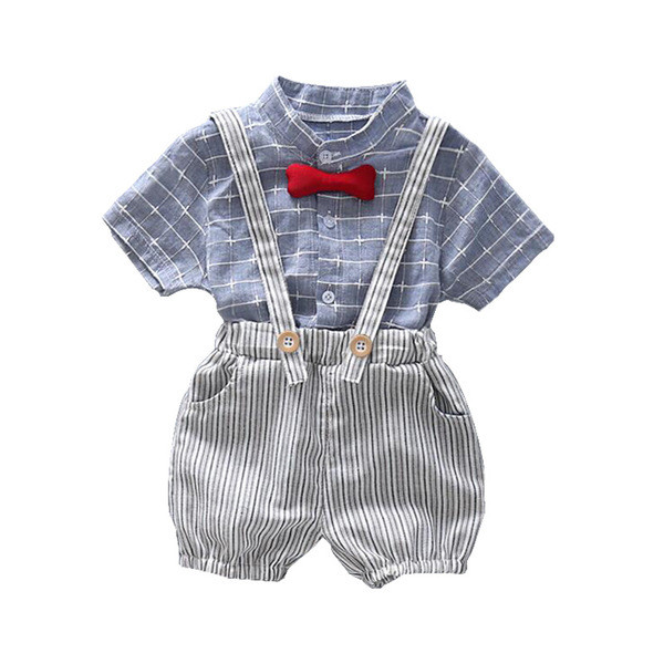 Παιδικό σετ  -  πουκάμισο και παντελόνι με τιράντες