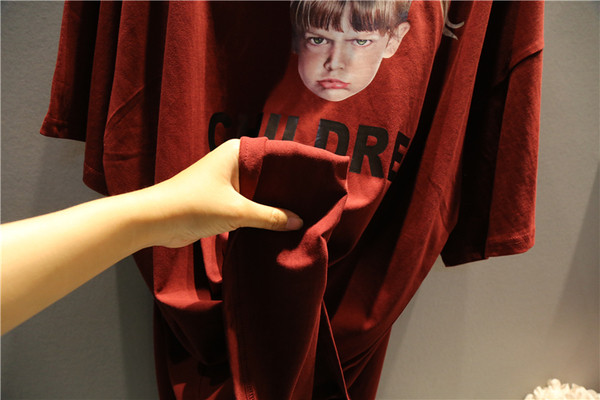 Γυναικείο ΜΑΧΙ  μπλουζοφόρεμα σε δύο χρώματα με εκτύπωση και 3/4 μανίκι