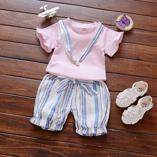 Παιδικό σετ για κορίτσια σε ροζ και μπλε χρώμα