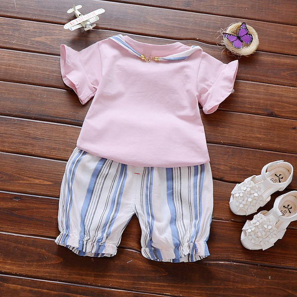 Παιδικό σετ για κορίτσια σε ροζ και μπλε χρώμα