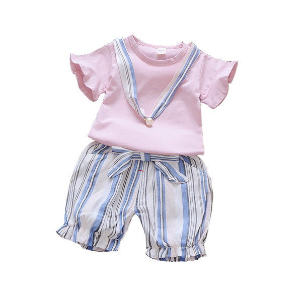 Παιδικό σετ για κορίτσια σε ροζ και μπλε χρώμα