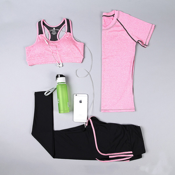 Γυναικεία αθλητική φόρμα από  3 μέρη σε διάφορα χρώματα
