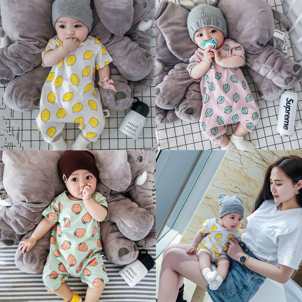 Βρεφικό κορμάκι  για το καλοκαίρι με εφαρμογή φρούτων