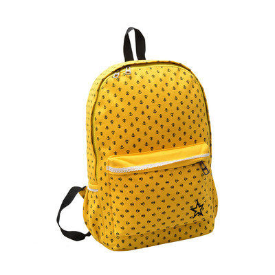 Γυναικείο σακίδιο με εκτύπωση και κεντήματα