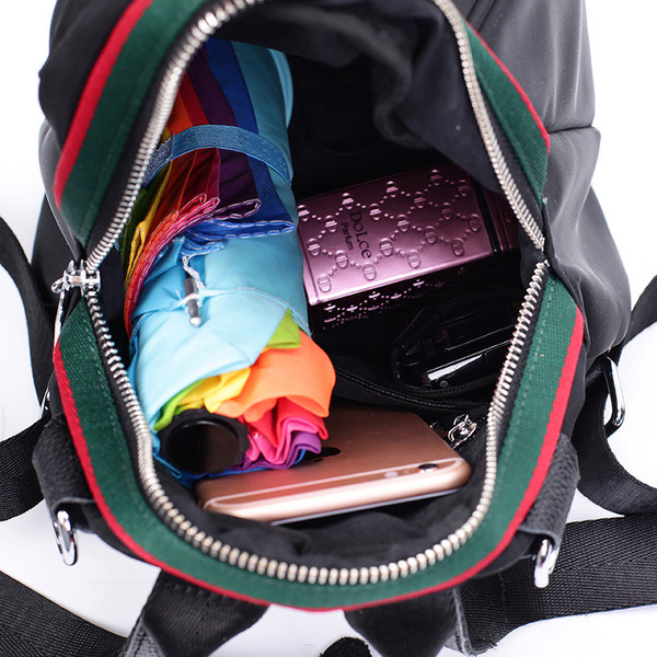 Kis női hátizsák három színben, mintával