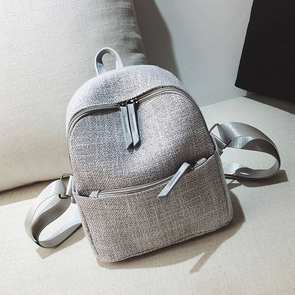 Női vászon hátizsák több színben, állítható pántokkal