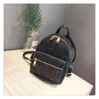 Γυναικείο σακίδιο με κάλυμμα μπροκάρ σε διάφορα χρώματα