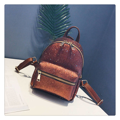 Γυναικείο σακίδιο με κάλυμμα μπροκάρ σε διάφορα χρώματα