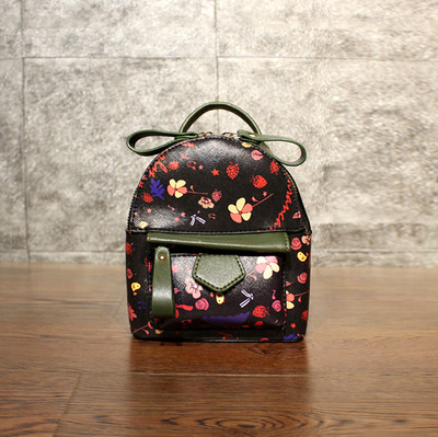 Rucsac de dama cu motive florale