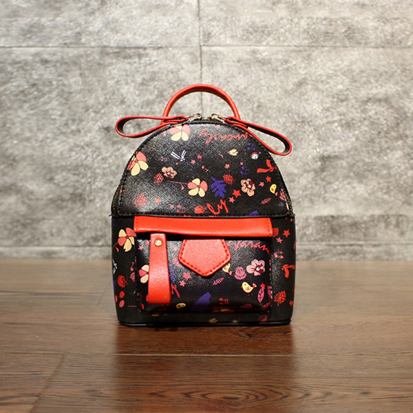 Rucsac de dama cu motive florale