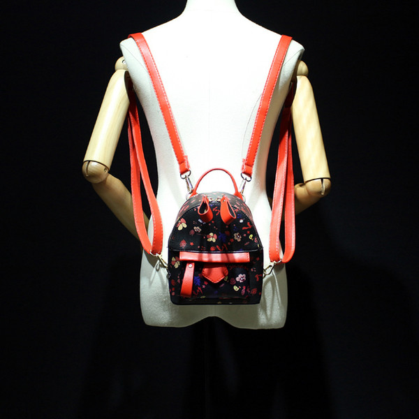 Rucsac de dama cu motive florale