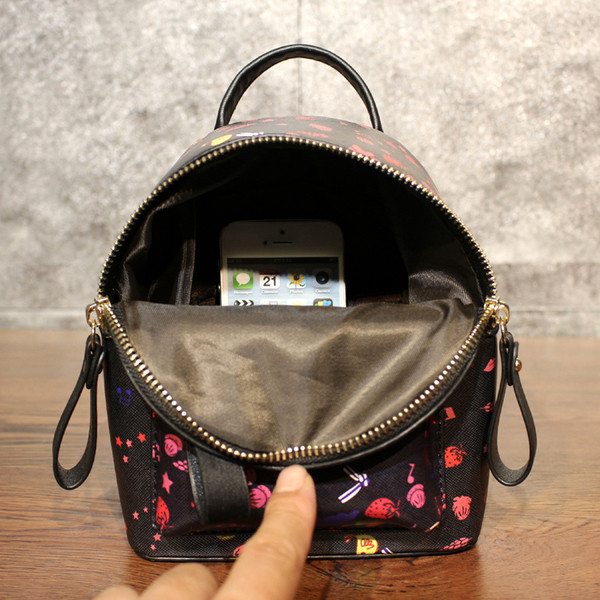 Rucsac de dama cu motive florale