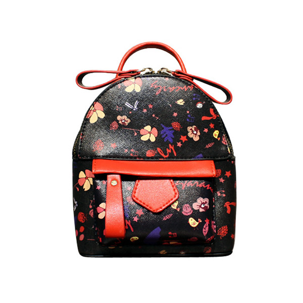 Rucsac de dama cu motive florale