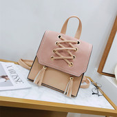 Rucsac mic de damă cu element de legături încrucișate