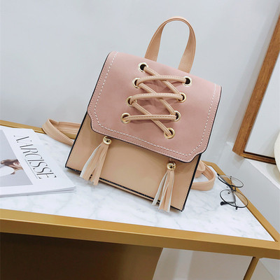 Rucsac mic de damă cu element de legături încrucișate