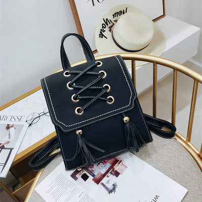 Rucsac mic de damă cu element de legături încrucișate