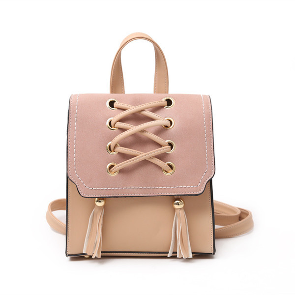 Rucsac mic de damă cu element de legături încrucișate
