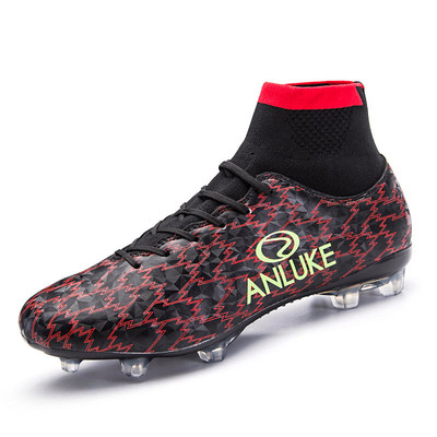 Ανδρικά παπούτσια ποδοσφαίρου και οικολογικό δέρμα σε τρία χρώματα