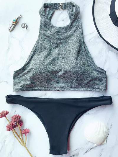 Női fürdőruha - két részből álló sima modell