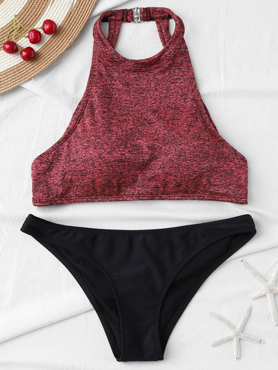 Női fürdőruha - két részből álló sima modell