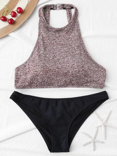 Női fürdőruha - két részből álló sima modell