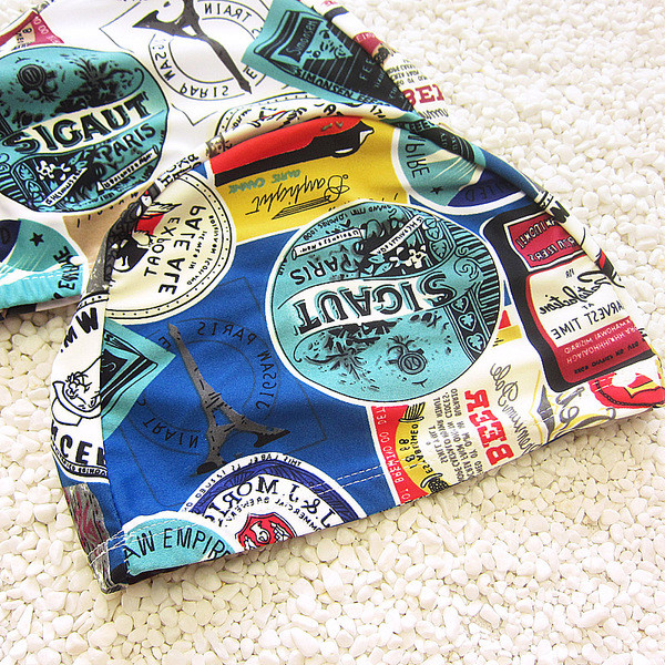 Σκουφάκια Κολύμβησης σε δύο μοντέλα με έγχρωμη εκτύπωση