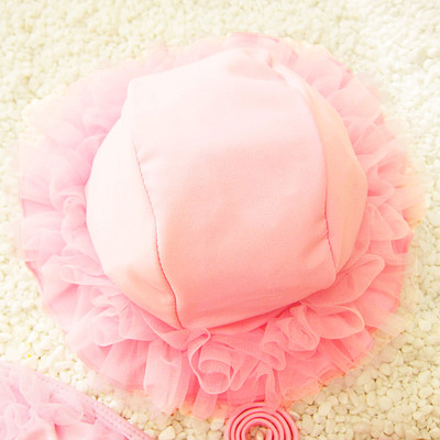 Κομψό παιδικό καπέλο για την  παραλία σε διάφορα χρώματα τούλι