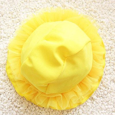 Κομψό παιδικό καπέλο για την  παραλία σε διάφορα χρώματα τούλι