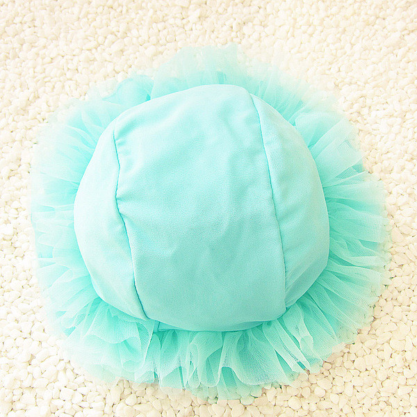 Κομψό παιδικό καπέλο για την  παραλία σε διάφορα χρώματα τούλι