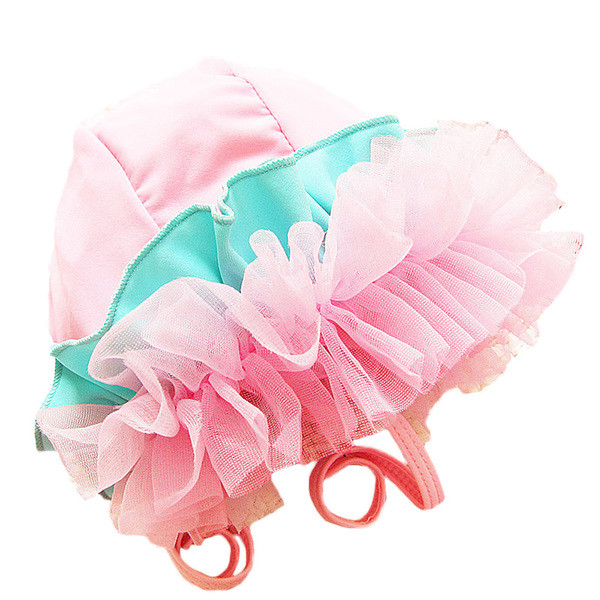 Κομψό παιδικό καπέλο για την  παραλία σε διάφορα χρώματα τούλι