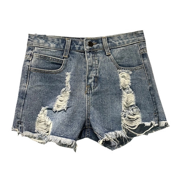 Modern női rövidnadrág - szakadt