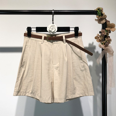 Αθλητικά κομψά γυναικεία σορτς σε δύο χρώματα - ευρύ μοτίβο